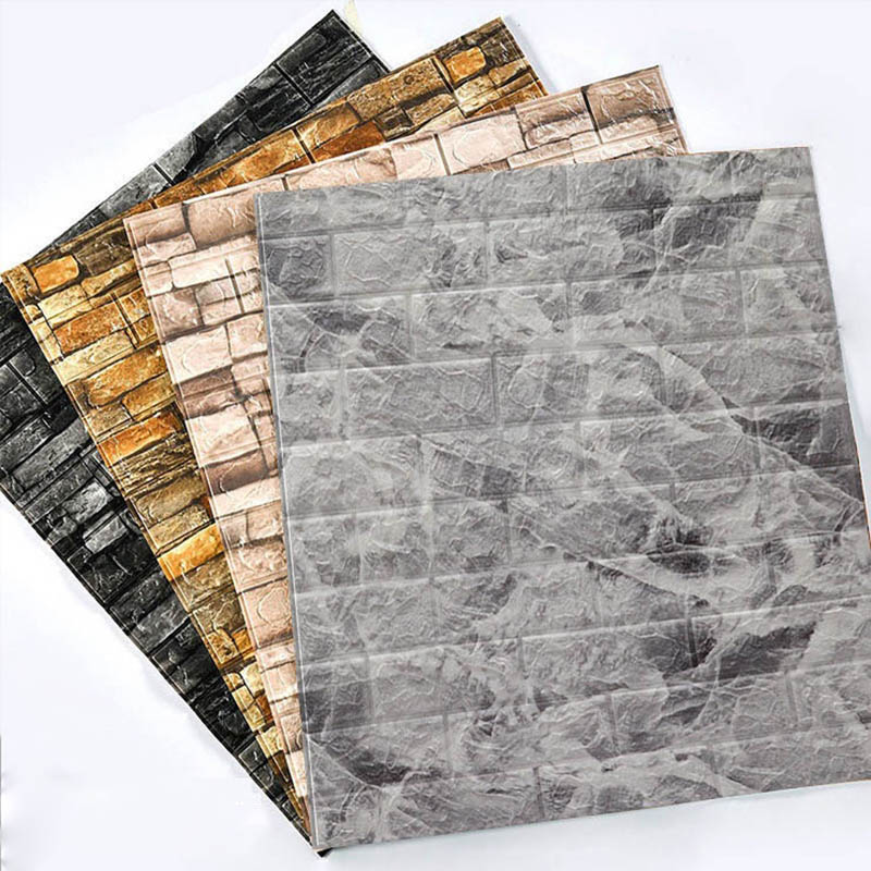 Vintage Fashion Wallpaper - 12Pcs 35*30cm High Quality 3D Foam