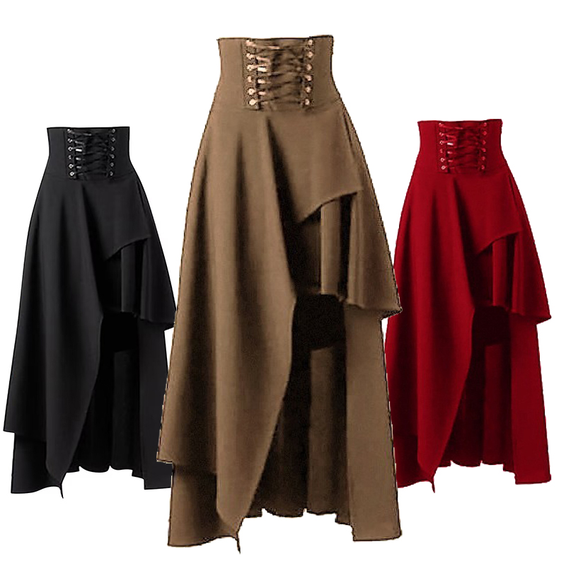 Vintage Fashion In Japan - Steampunk Vintage Bandags Skirts Women Gothic