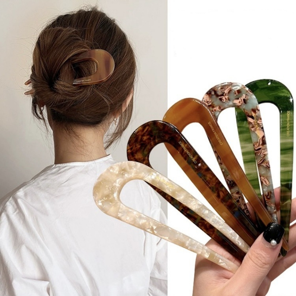 French Vintage Fashion - U Shape Hairpins Women French With