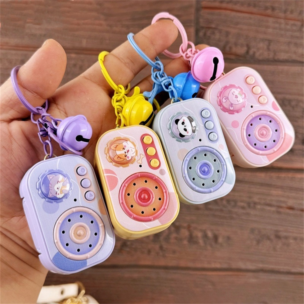Vintage Fashion Toys - Mini Vintage Recorder Keychain Cute Cartoon