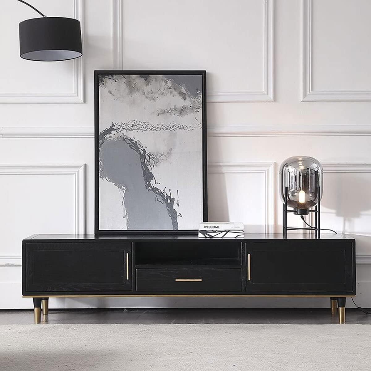1Roll Black Waterproof Self-Ad - Vintage Fashion Wallpaper recension och pris