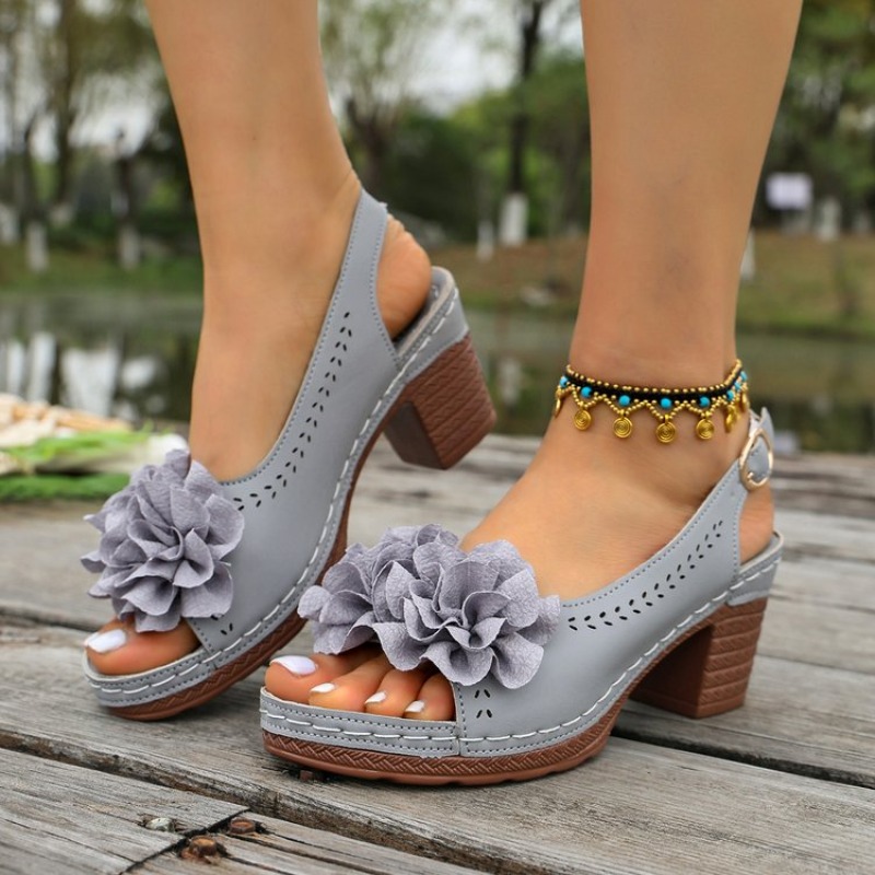 Vintage Flower Decorate Peep T - Vintage Fashion In 2026 recension och pris