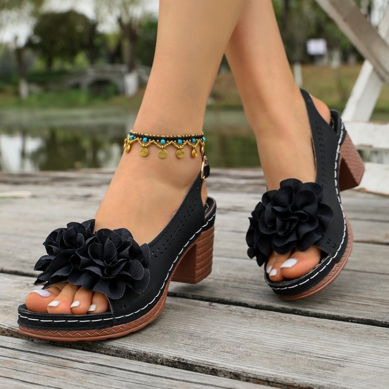 Vintage Flower Decorate Peep T - Vintage Fashion In 2026 recension och pris