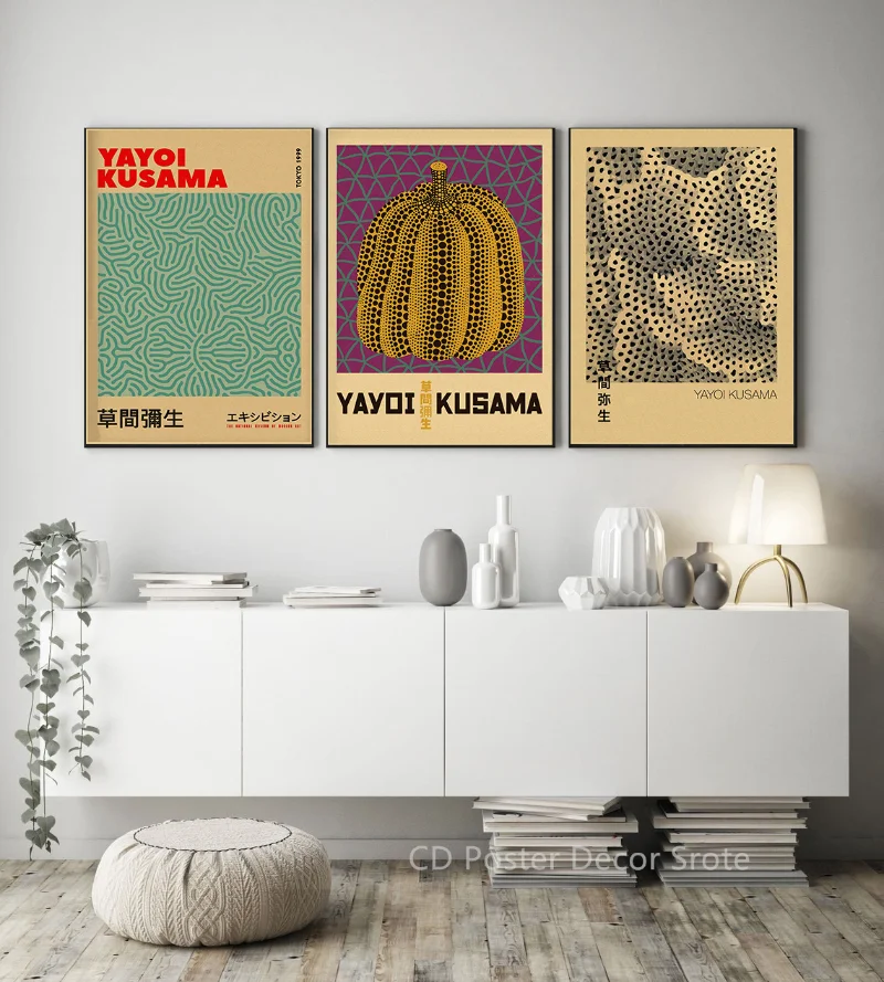 Yayoi Kusama Exhibition Poster - Vintage Fashion Wallpaper recension och pris
