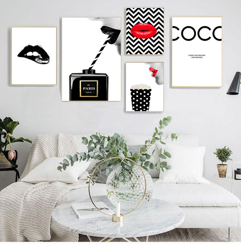 Posters Prints Vintage Canvas  - Vintage Fashion Illustration recension och pris