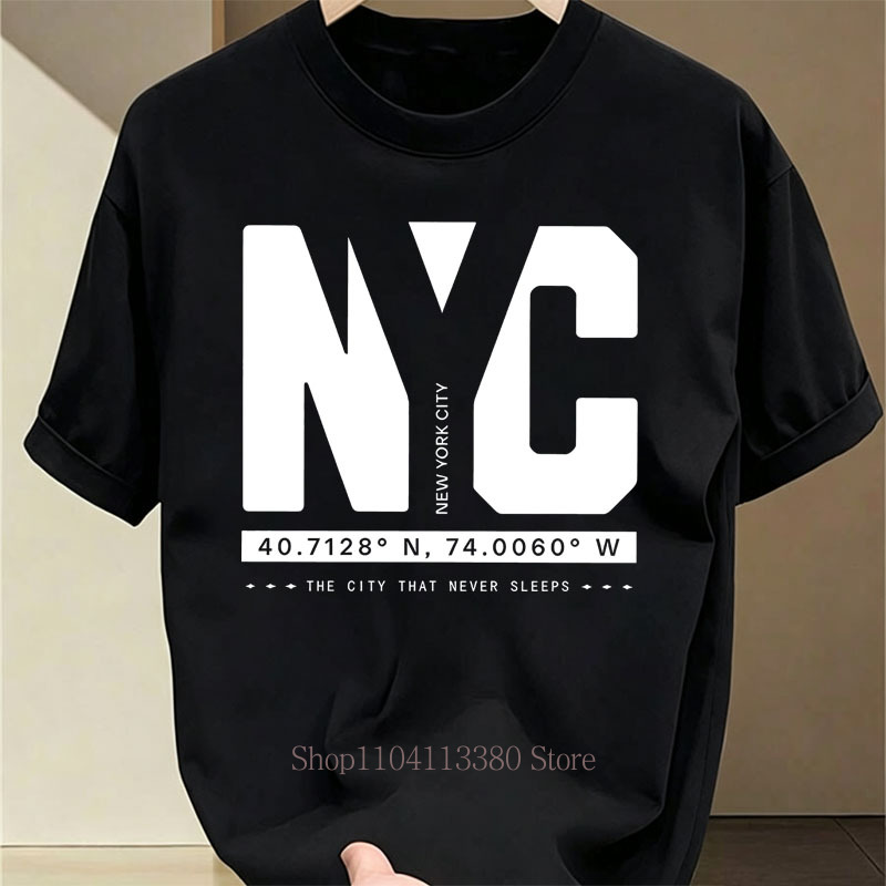Nyc Graphic Print T-shirts for - Vintage Fashion Nyc recension och pris