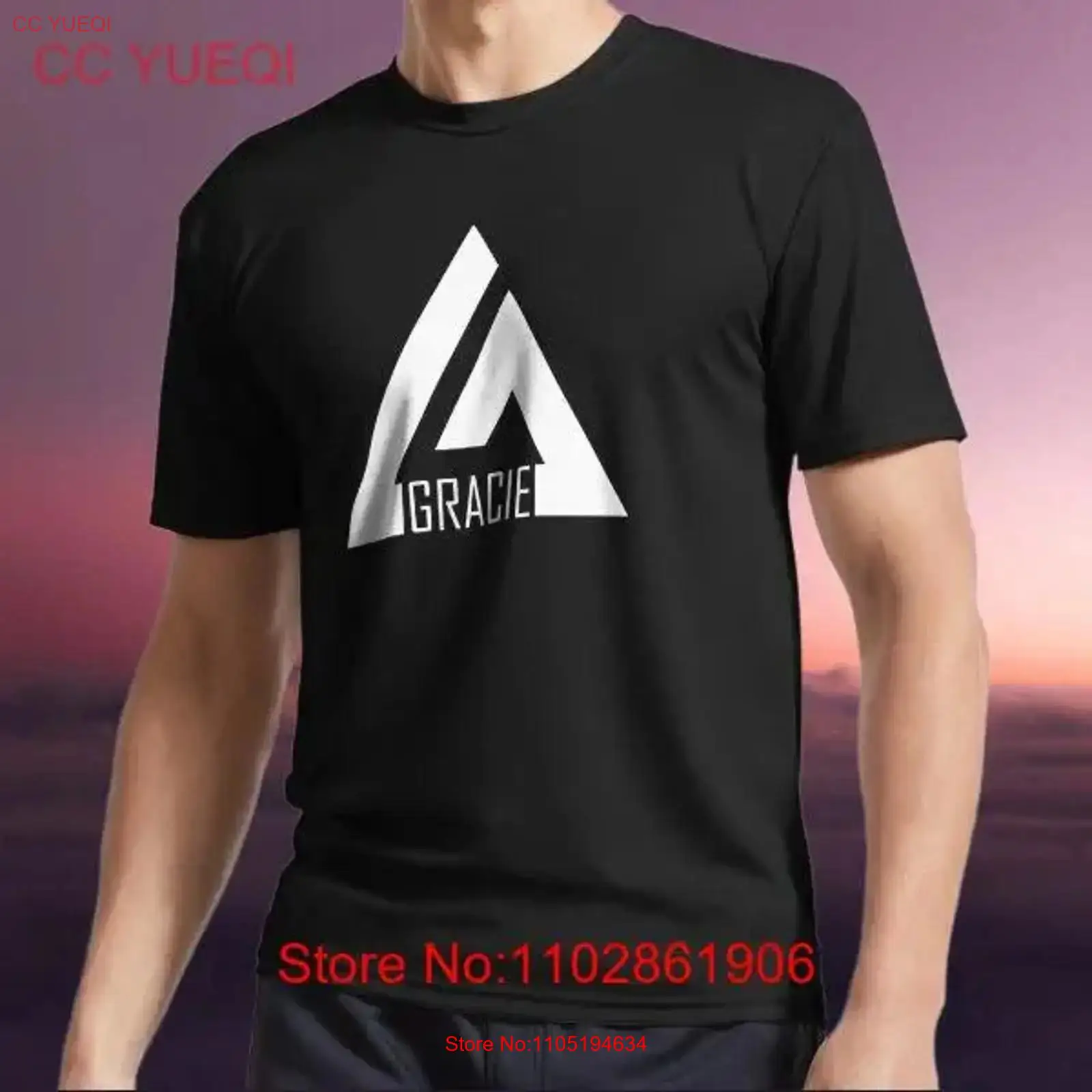 New T Shirt BJJ Gracie Active  - Vintage Fashion Logo recension och pris