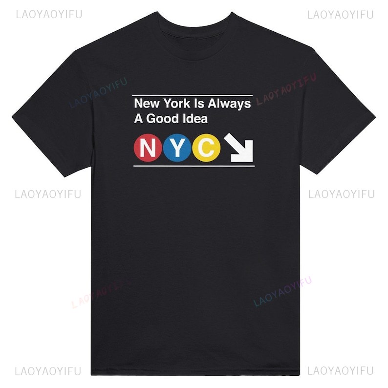 NYC Subway Sign Tshirt Unisex  - Vintage Fashion Nyc recension och pris