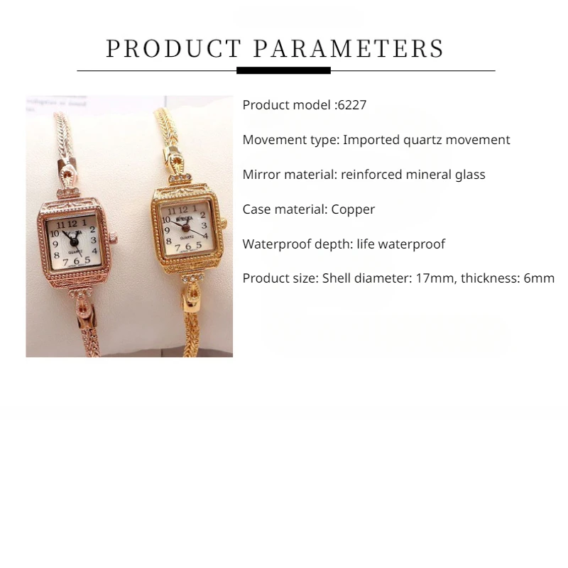 Delicate and light luxury Vint - Vintage Fashion Watches recension och pris