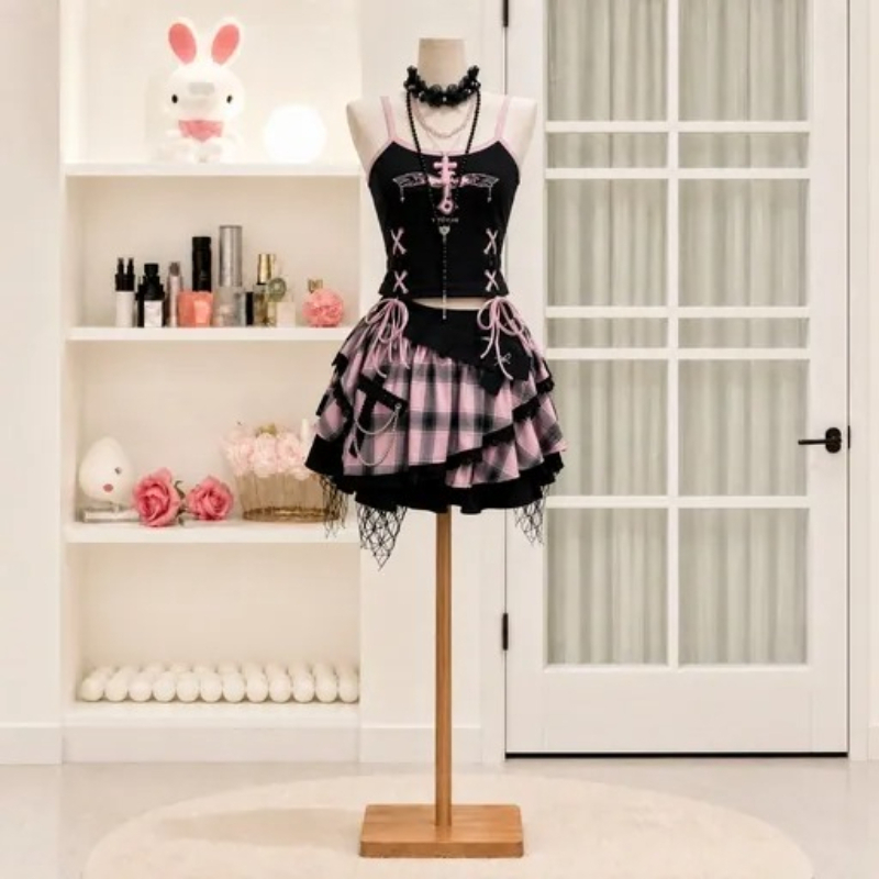 Vintage Y2K Dark Sweet Skirt S - V Vintage Fashion recension och pris