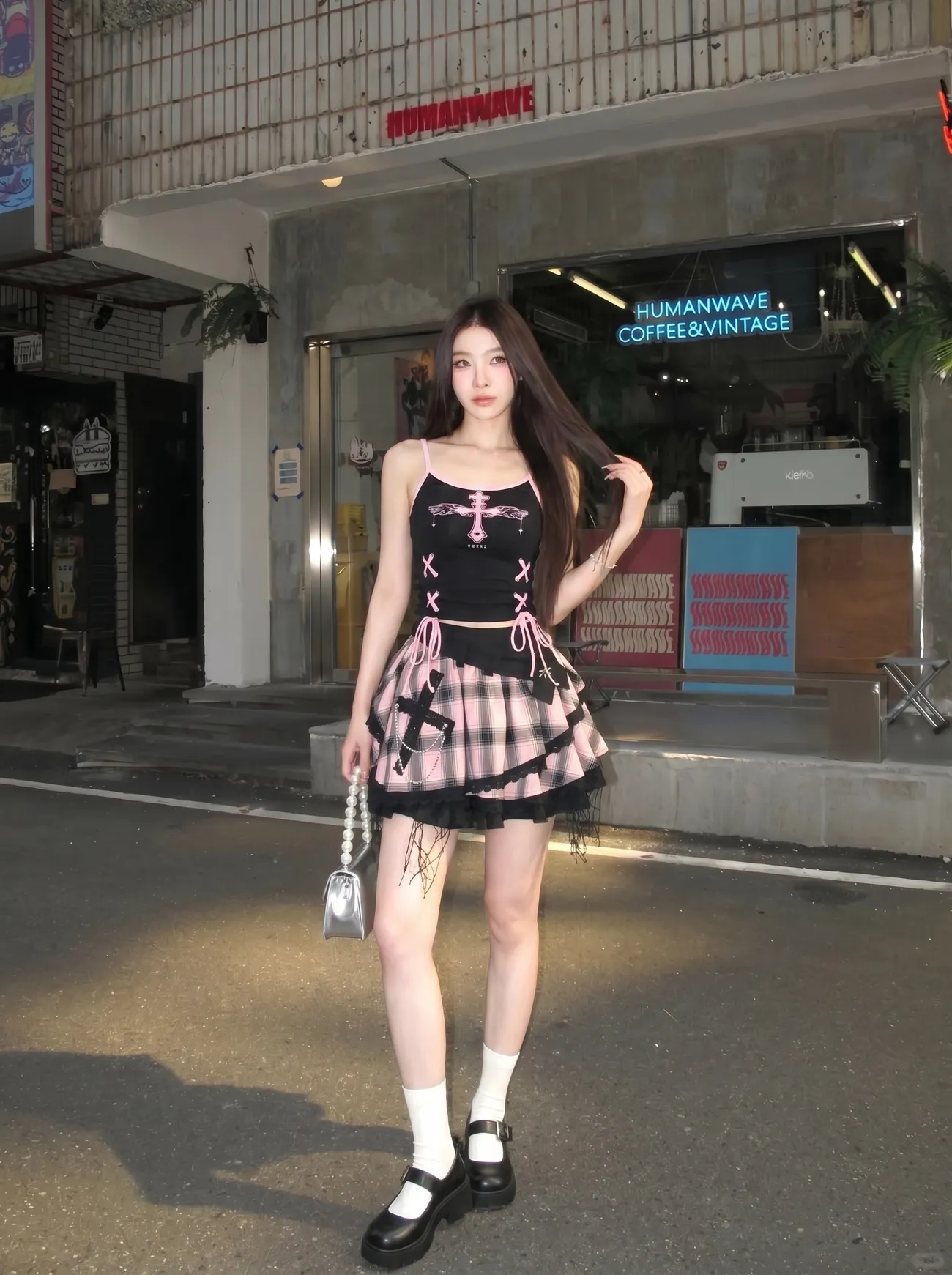 Vintage Y2K Dark Sweet Skirt S - V Vintage Fashion recension och pris