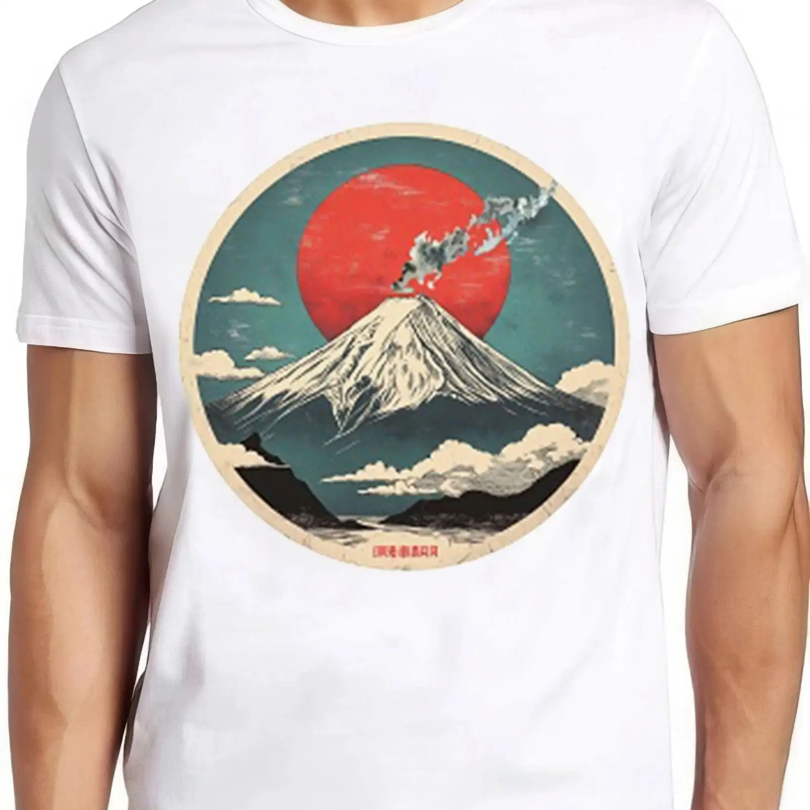 Fuji T Shirt san Mount Japan I - Vintage Fashion In Tokyo recension och pris