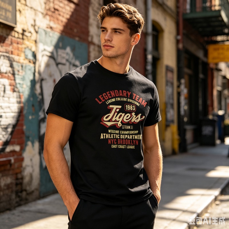 Men Streetwear T-Shirt LEGENDA - Vintage Fashion Nyc recension och pris