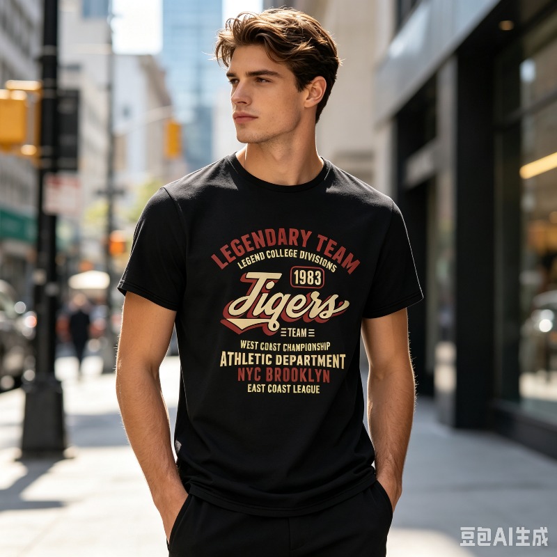 Men Streetwear T-Shirt LEGENDA - Vintage Fashion Nyc recension och pris