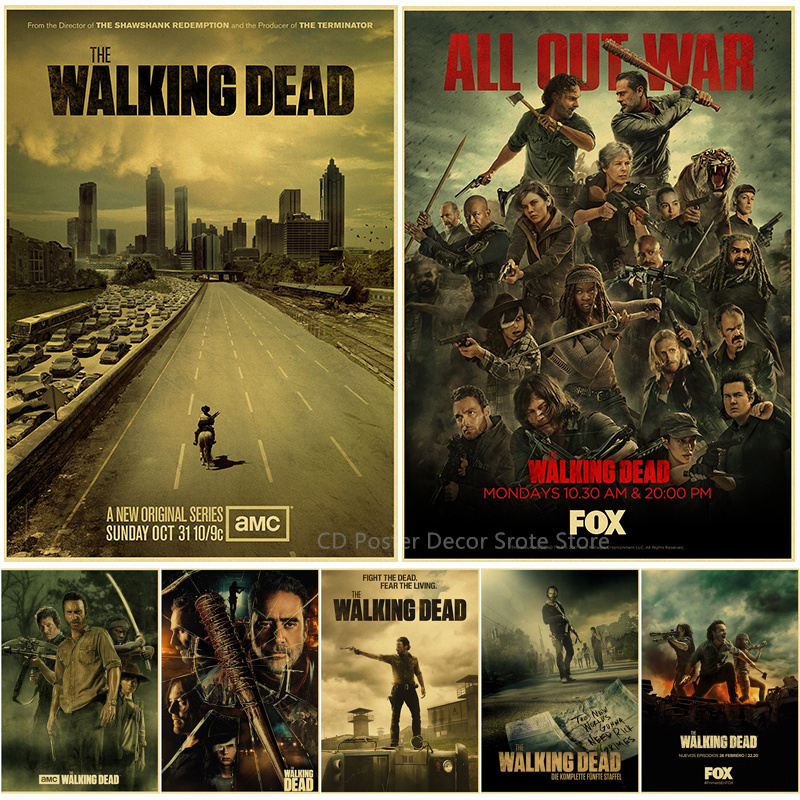 Classic TV Play The Walking De - Vintage Fashion Wallpaper recension och pris