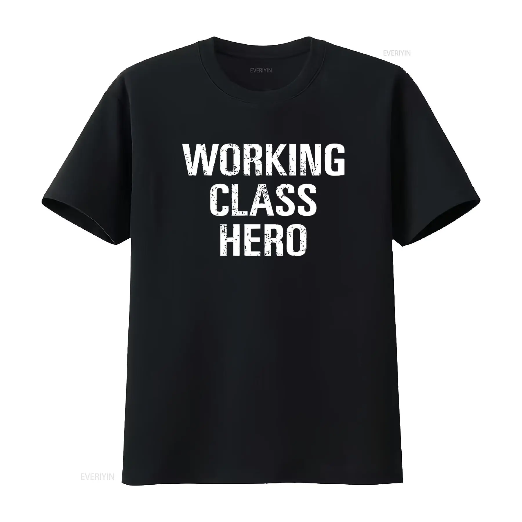 WORKING CLASS HERO Print T Shi - Vintage Fashion Nyc recension och pris