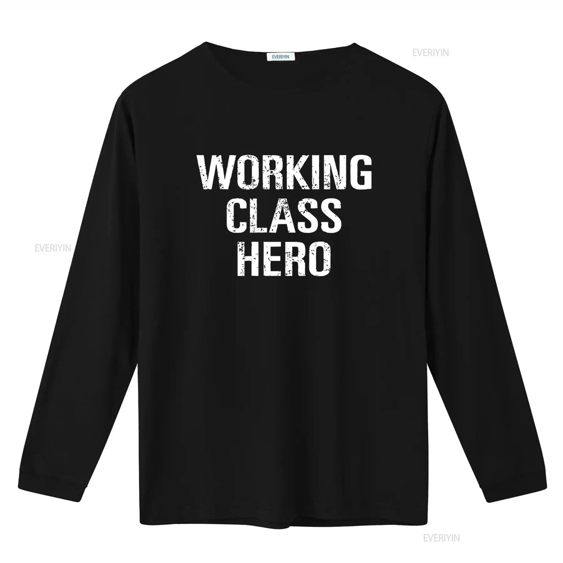 WORKING CLASS HERO Print T Shi - Vintage Fashion Nyc recension och pris