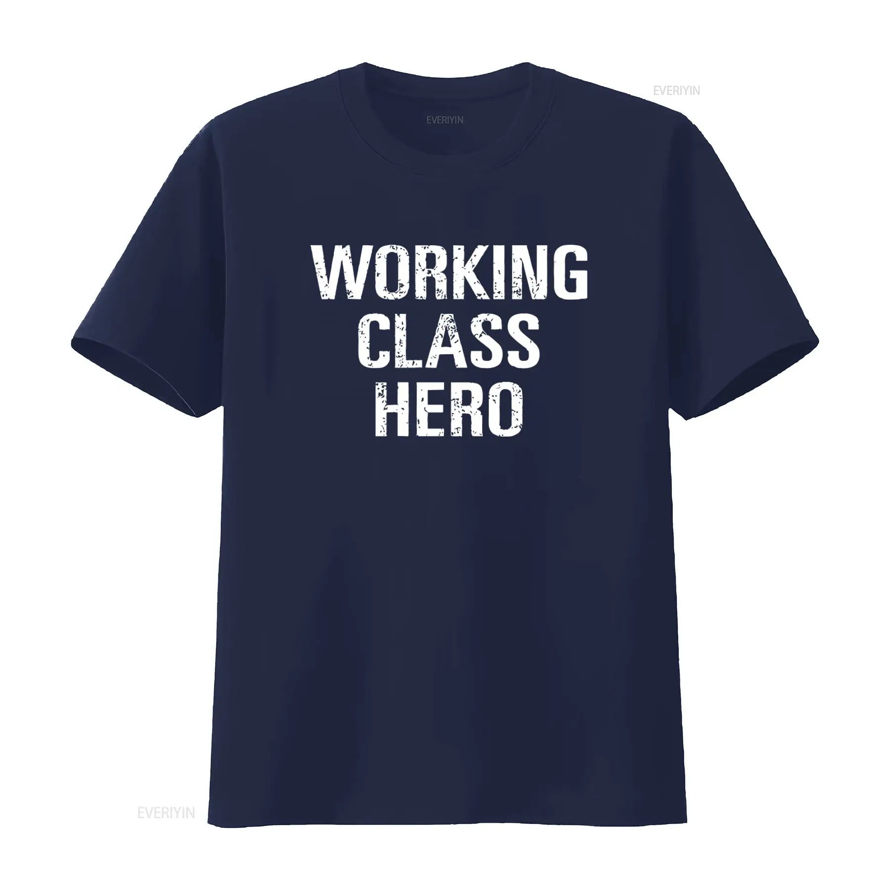 WORKING CLASS HERO Print T Shi - Vintage Fashion Nyc recension och pris