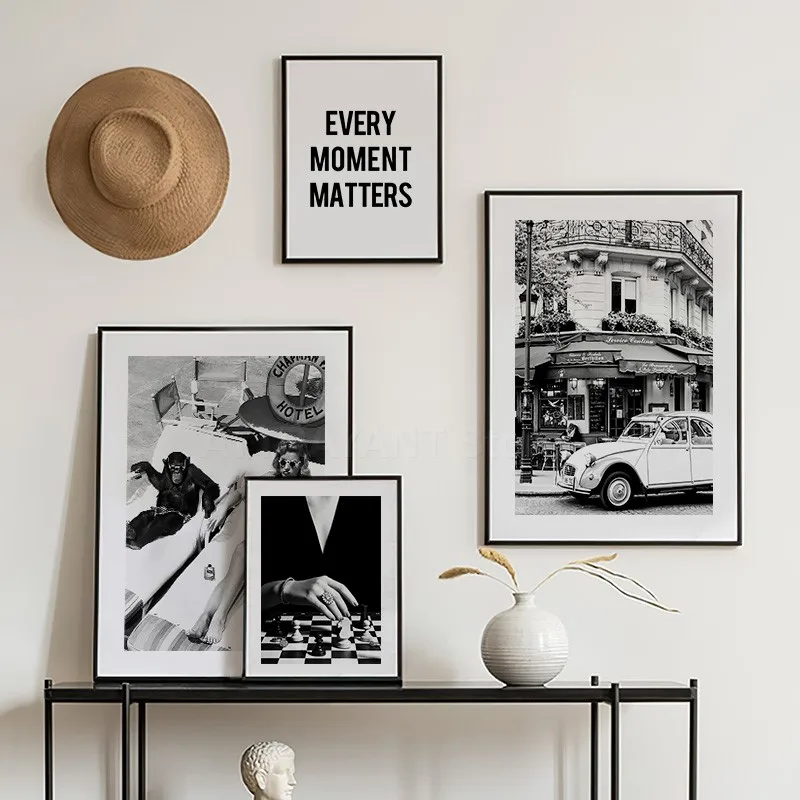 Black and White Vintage Wall A - Vintage Fashion Illustration recension och pris