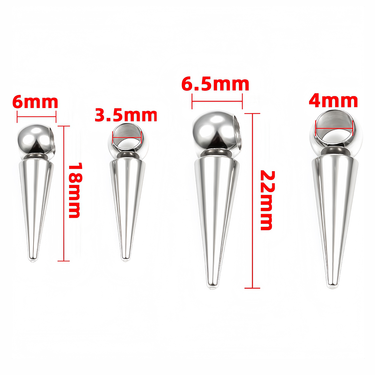 10pcs Retro Cone Charms Pendan - V Vintage Fashion recension och pris