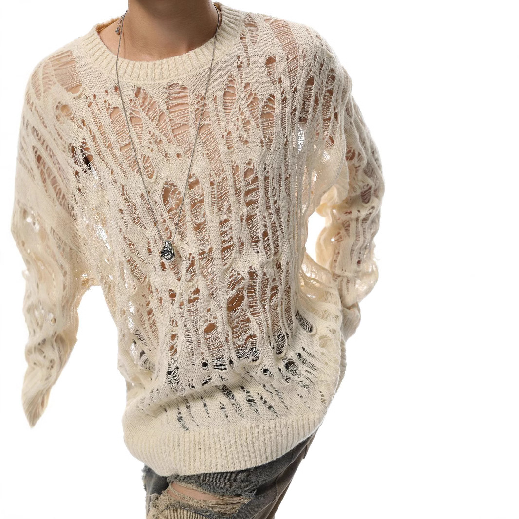 Vintage Ripped Hollow Out Mesh - Vintage Fashion In Japan recension och pris