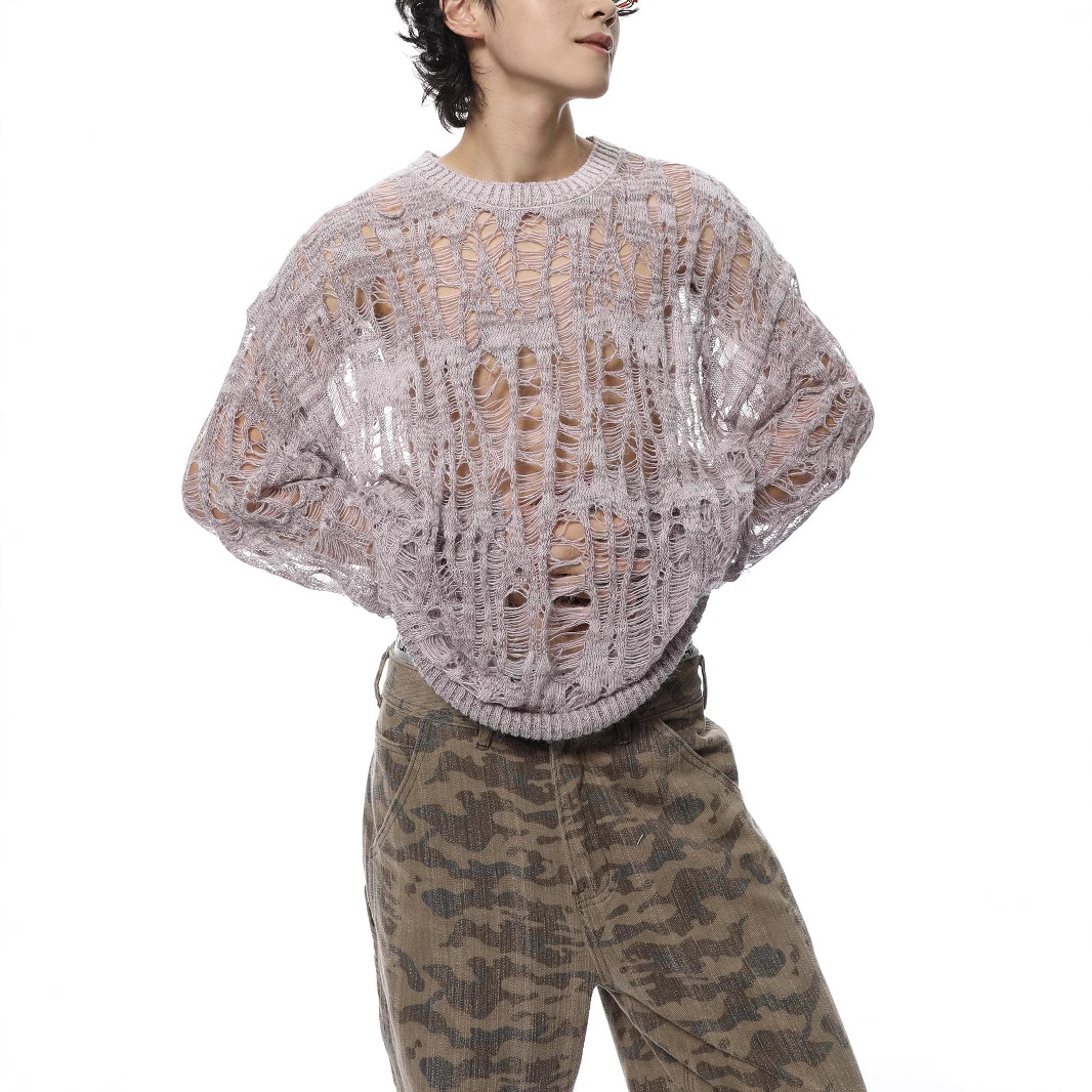 Vintage Ripped Hollow Out Mesh - Vintage Fashion In Japan recension och pris