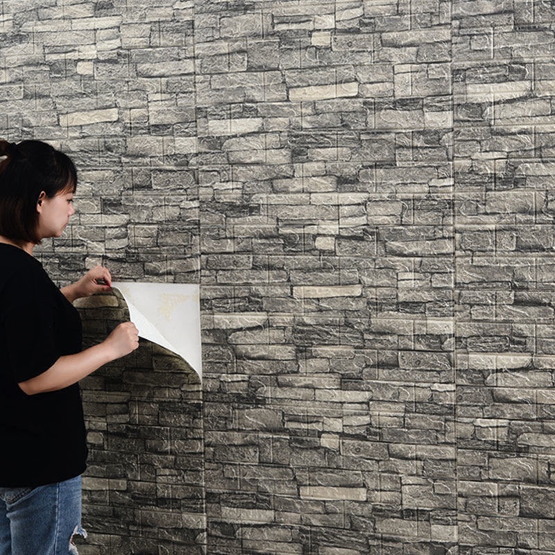 12Pcs 35*30cm High Quality 3D  - Vintage Fashion Wallpaper recension och pris