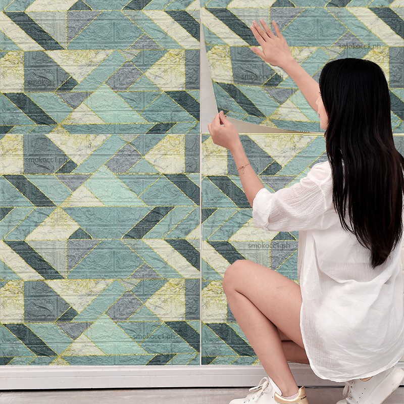12Pcs 35*30cm High Quality 3D  - Vintage Fashion Wallpaper recension och pris