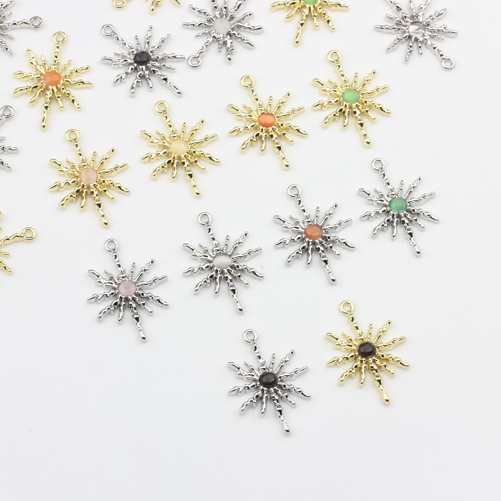 Zinc Alloy Charms Alloy Sun St - Vintage Fashion Finds recension och pris