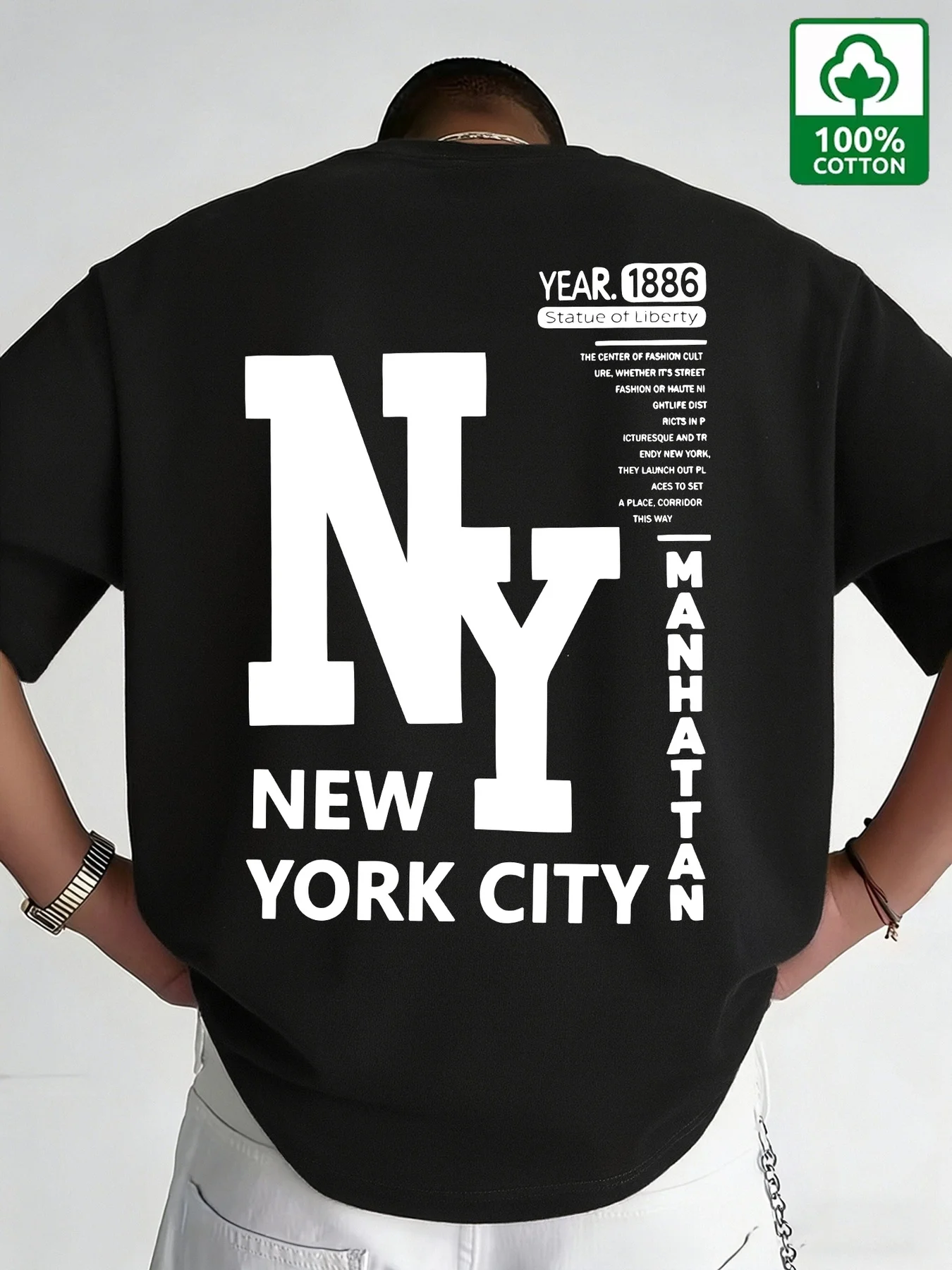 Men NYC T Shirt Cotton New Yor - Vintage Fashion Nyc recension och pris
