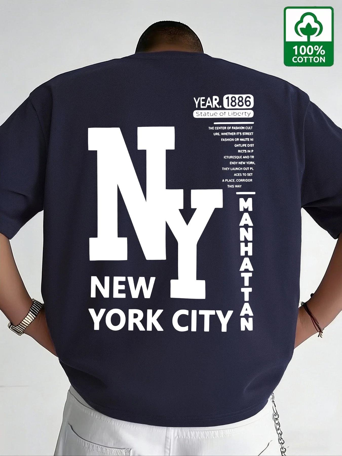 Men NYC T Shirt Cotton New Yor - Vintage Fashion Nyc recension och pris