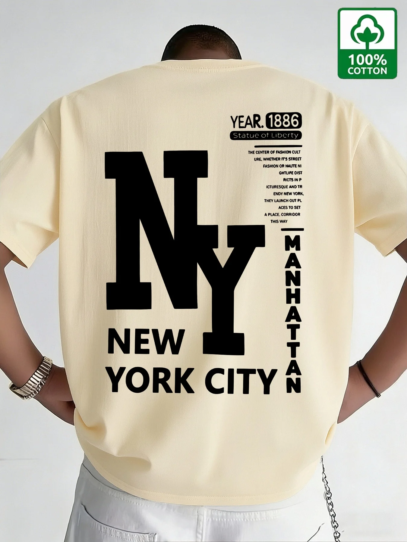 Men NYC T Shirt Cotton New Yor - Vintage Fashion Nyc recension och pris
