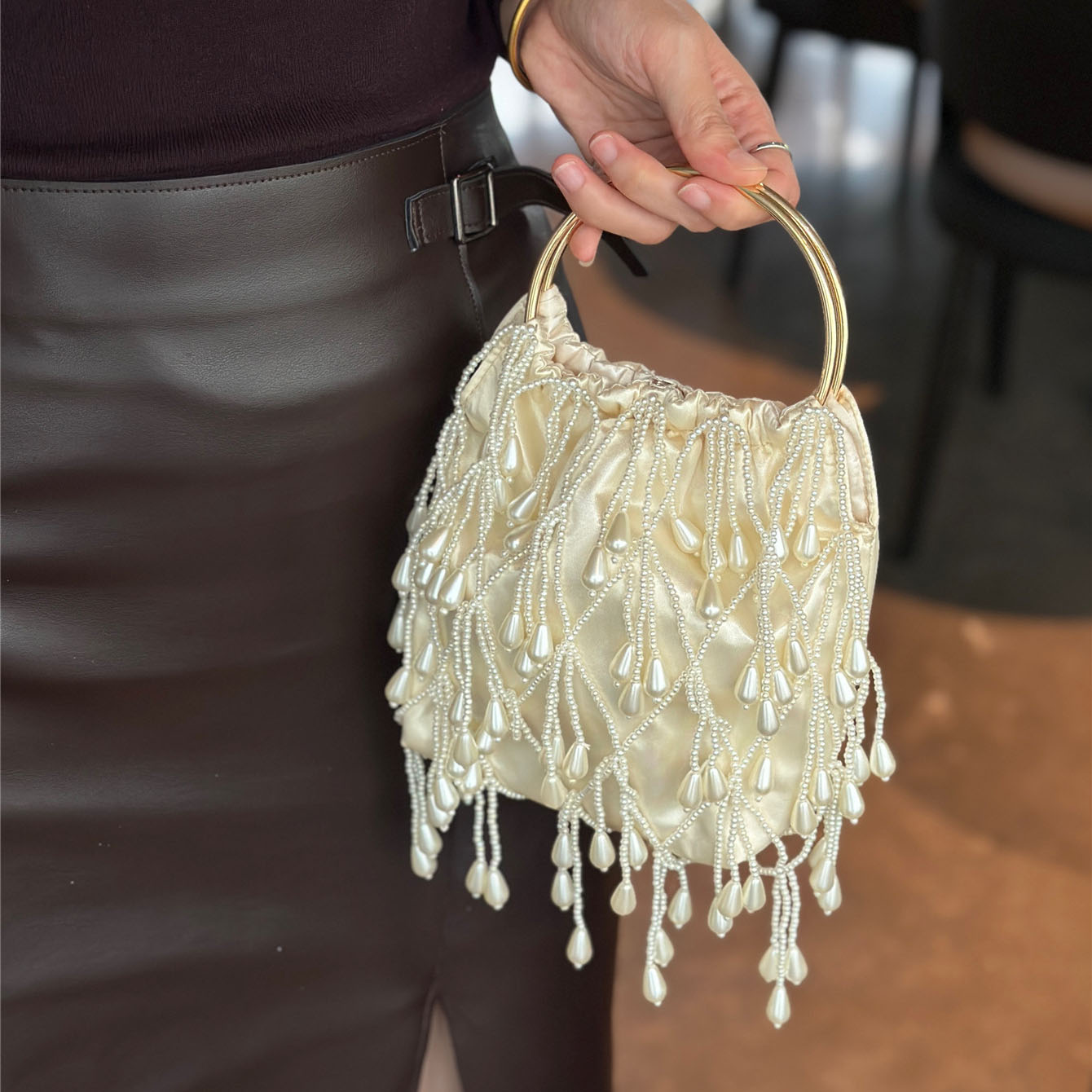 Handmade Beaded Women's Handba - French Vintage Fashion recension och pris