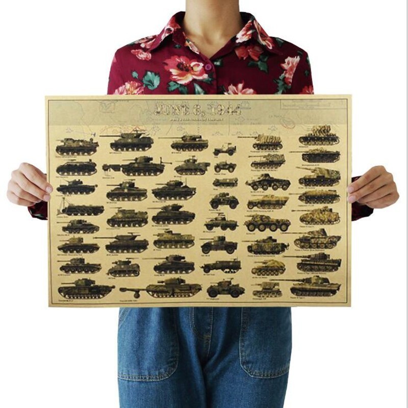 51x35cm Vintage World War II T - Vintage Fashion Wallpaper recension och pris