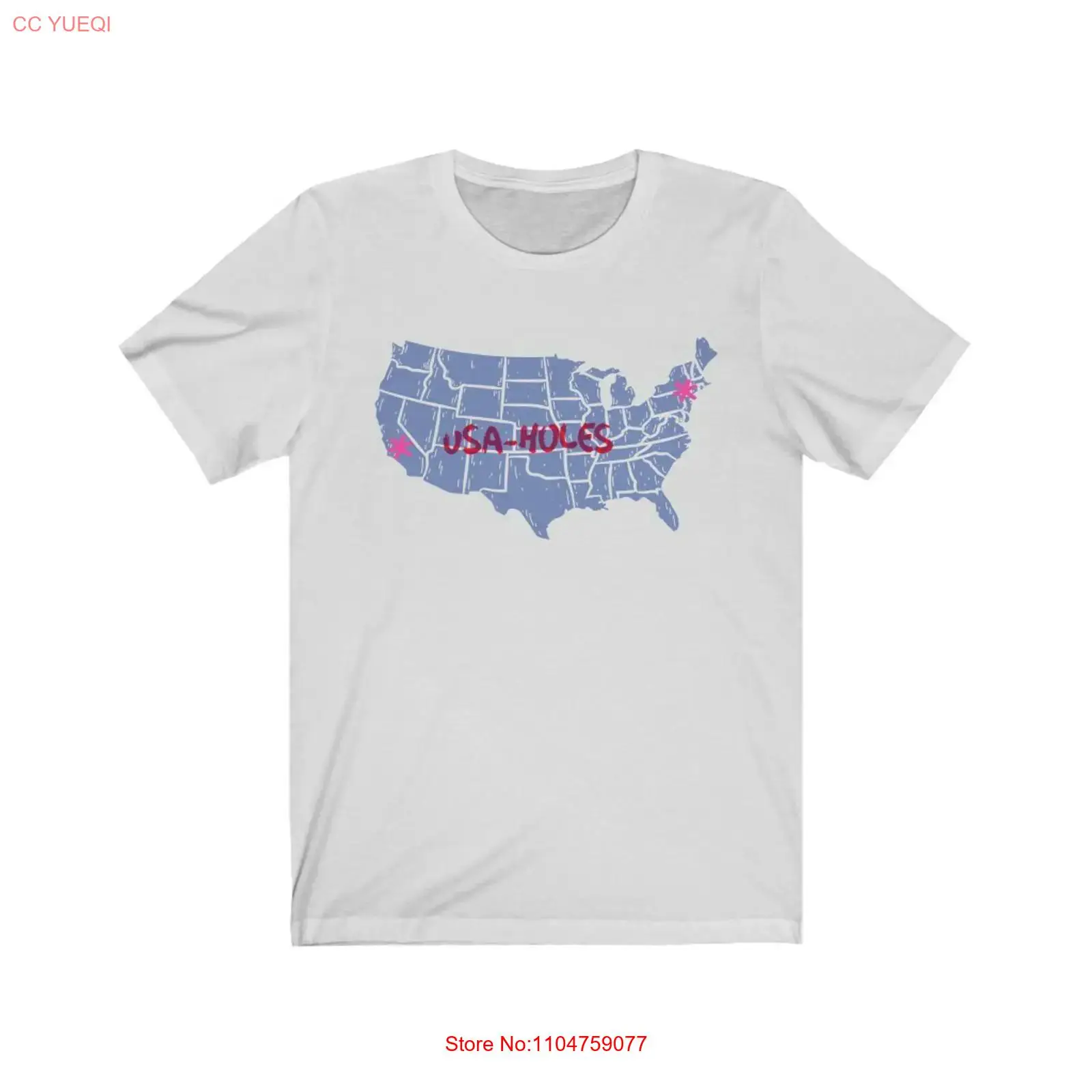 USA holes NYC CA T Shirt Jerse - Vintage Fashion Nyc recension och pris