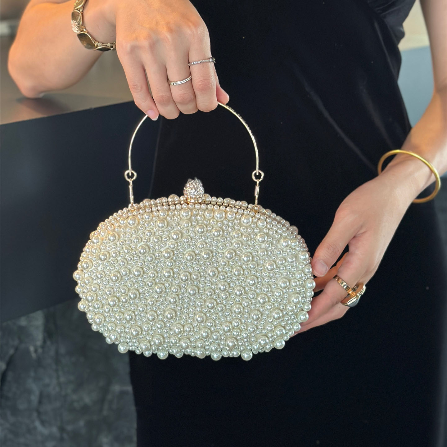 Women Vintage Pearl Appliques  - French Vintage Fashion recension och pris