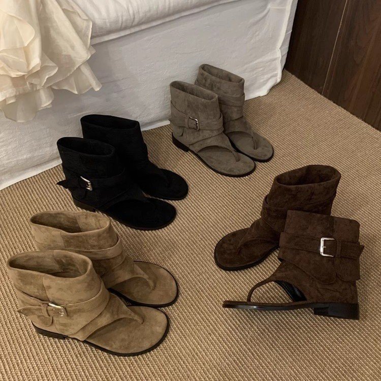 Women Peep Toe Boots Summer Ne - Vintage Fashion In 2026 recension och pris