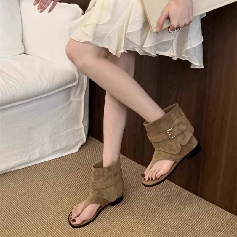 Women Peep Toe Boots Summer Ne - Vintage Fashion In 2026 recension och pris