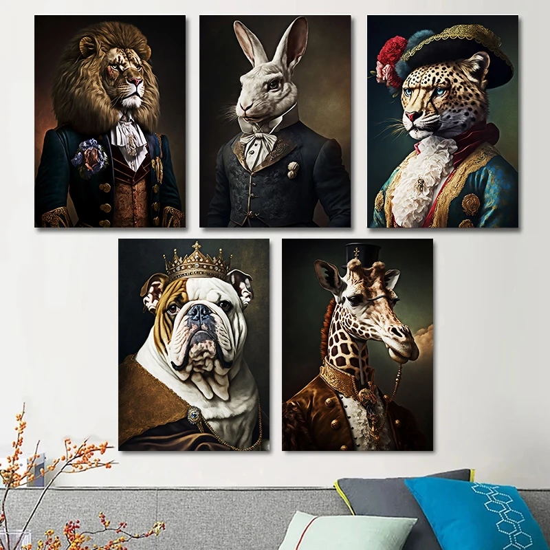 Modern Animal Fashion Noble Vi - Vintage Fashion Wallpaper recension och pris
