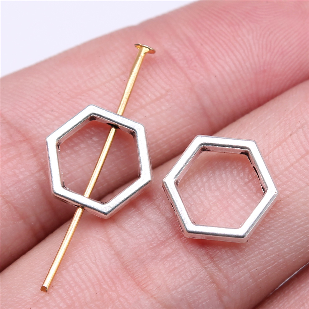 40pcs Hexagonal Honeycomb Char - Vintage Fashion Finds recension och pris