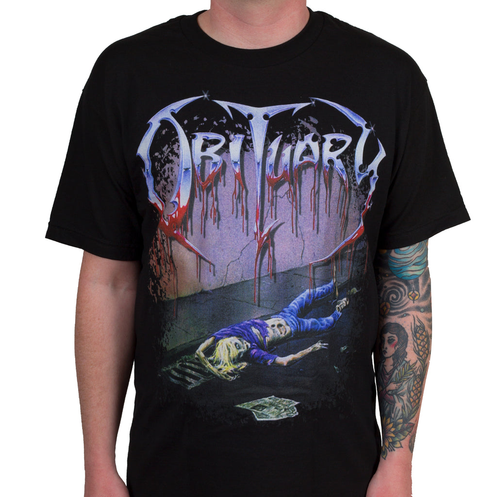 Obituary Band Graphic Cotton T - Vintage Fashion Obituaries recension och pris