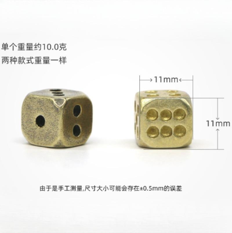 Vintage Brass Dice Home Crafts - Vintage Fashion Toys recension och pris