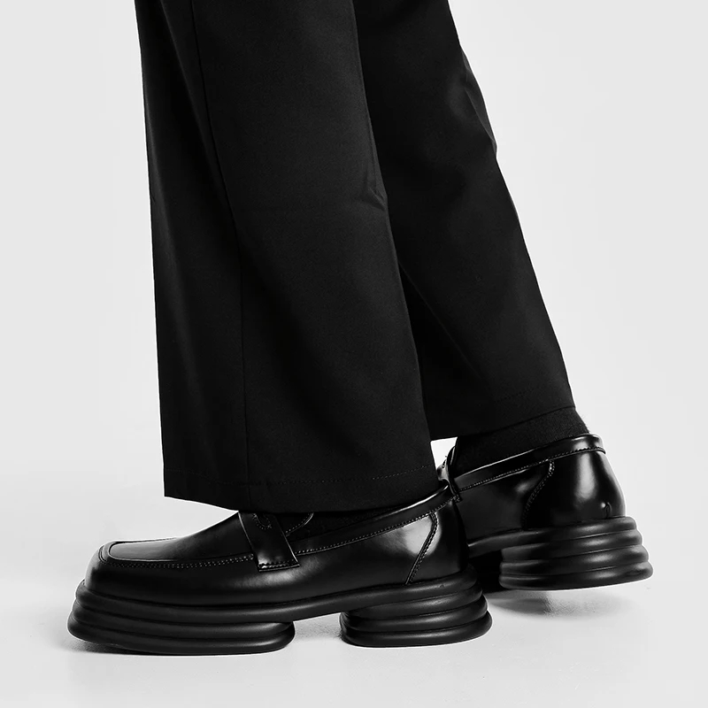 Men Zipper Patent Leather Incr - Vintage Fashion In Japan recension och pris