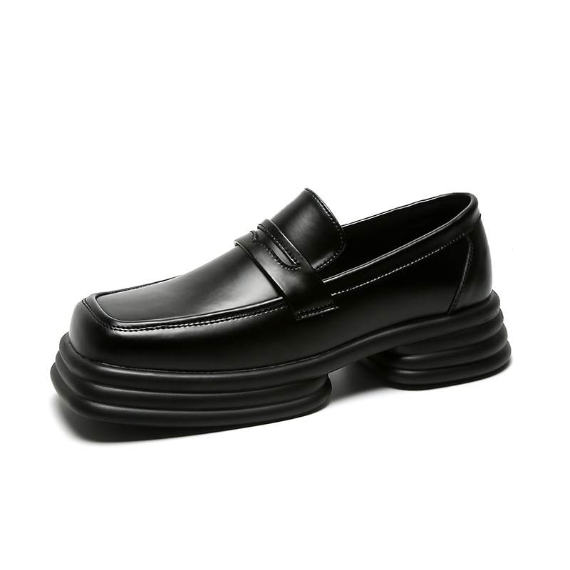 Men Zipper Patent Leather Incr - Vintage Fashion In Japan recension och pris